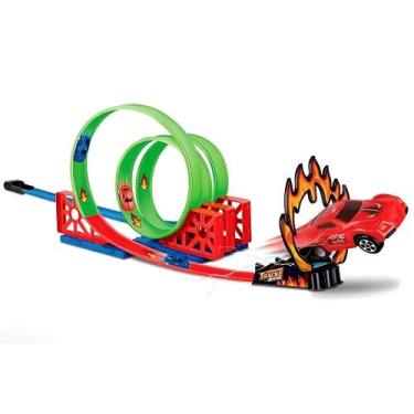 Imagem de Pista Quick Fire 360 duplo Looping - 14 Peças - Wellkids