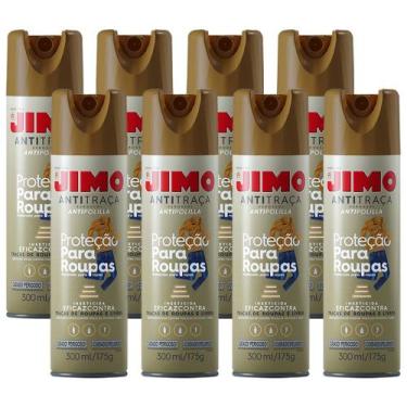Imagem de Kit 8 Spray Anti Traça Jimo 300ml Traças de Roupa e Livros