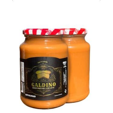 Imagem de Doce Pastoso de Leite 680g Sabor Tradicional Textura Cremosa Pote Vidr