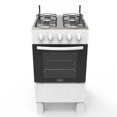 Imagem de Fogão 4 Bocas A Gás Realce Bivolt Cr200 Branco Branco 127/220, Branco,