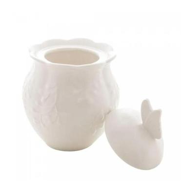 Imagem de Açucareiro de Porcelana Butterfly 9,5x5x13,5cm - Lyor