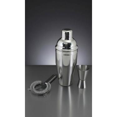 Imagem de Kit Coqueteleira Inox 350ml C/ Coador e Dosador - Congratulations Stor