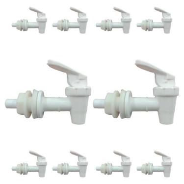 Imagem de Conjunto 10 Torneiras Brancas Bebedouro Master e Mini Libell - Guaçu