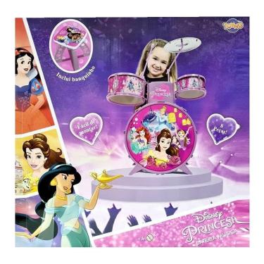 Imagem de Brinquedo Musical Bateria Infantil Princesas Da Disney Toyng