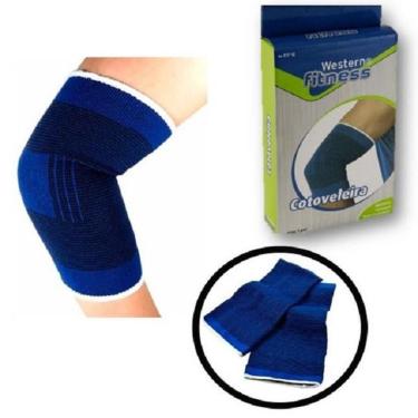 Imagem de Cotoveleira Ortopédica Elástica Musculação Anti Lesão Treino-Unissex