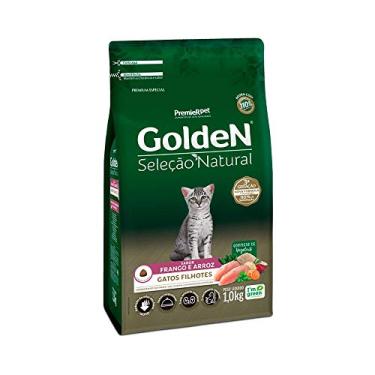 Imagem de Ração Golden Seleção Natural para Gatos Filhotes Sabor Frango - 1kg