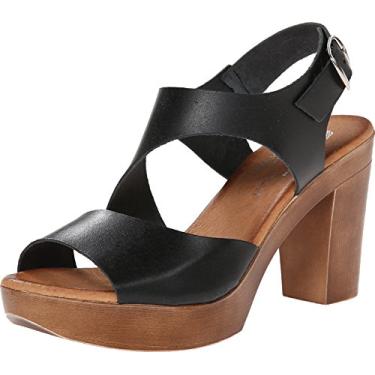 Imagem de Sandália de gengibre feminina Eric Michael, Preto, 8.5-9