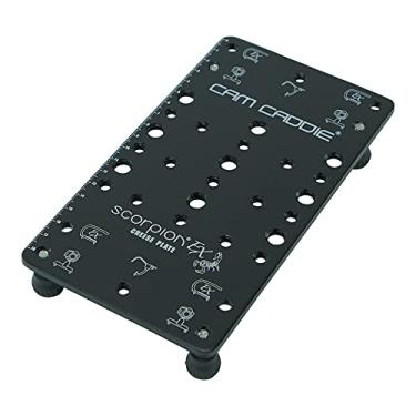 Imagem de Cam Caddie Placa de queijo ultra plana de baixo ângulo POD/tripé para câmeras DSLR, Mirrorless e Action Cameras