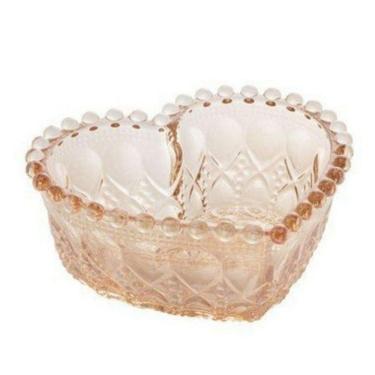 Imagem de Bowl De Vidro Coração Balls Âmbar Metalizado Lyor