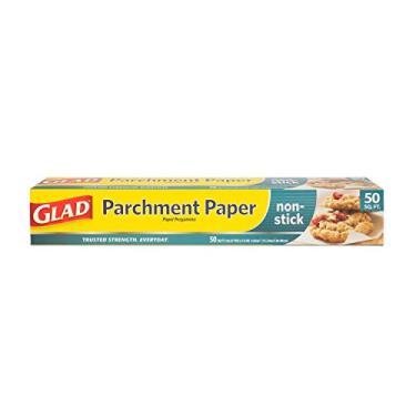 Imagem de Glad Papel Manteiga para Assar e Armazenar - Branco, 1,5m Quadrados