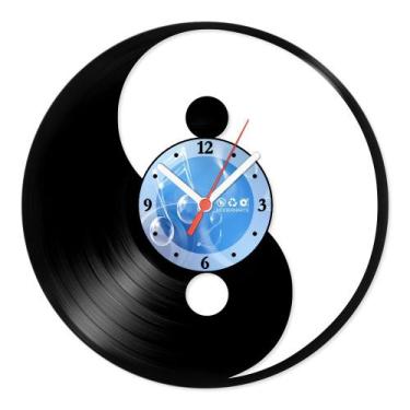Imagem de Relógio De Parede Disco Vinil Símbolos - Yin Yang - Vsi-006 - Modernar