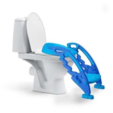 Imagem de Reduto De Assento Infantil Azul Step Potty Para Vaso Sanitário Multiki