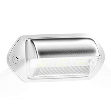 Imagem de Luz para Carro | Luz placa LED super brilhante 12 a 24V - Luz traseira da lâmpada da licença para caminhão SUV reboque van RV e etiquetas licença para barcos Fovolat