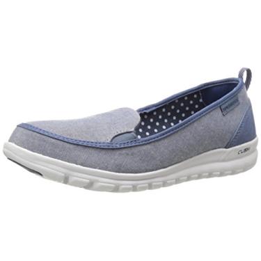 Imagem de New Balance Tênis esportivo casual feminino WL325, Azul/branco, 5.5