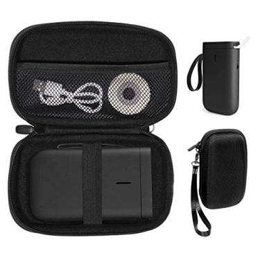 Imagem de Getgear Capa de impressora de etiquetas portátil para máquina de etiquetar NiiMbot D11 2020 Impressora de etiquetas de conexão sem fio portátil, bolso de malha para fita de etiqueta e cabo de carregamento
