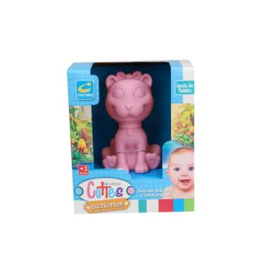 Imagem de Cometa Brinquedos, Coleção Cuties Bichinhos, Gato, Rosa, Levemente Perfumado