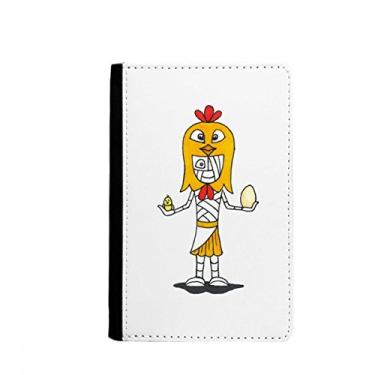 Imagem de Egito Múmia Hórus Chapéu de galinha Suporte de passaporte Notecase Burse Capa Carteira Cartão Bolsa, Multicolor