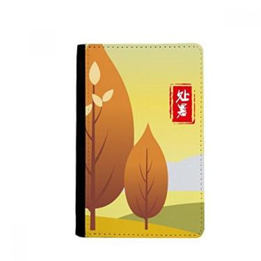 Imagem de Suporte para passaporte com prazo solar e Twenty Four Stop Heat Notecase Burse Carteira para cartão, Multicolor