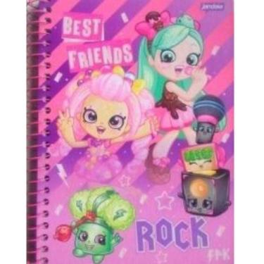 Imagem de Caderno Espiral Pequeno Shopkins Capa Dura 96 Fls - Jandaia