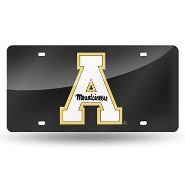 Imagem de Placa de licença de metal incrustada a laser NCAA Appalachian State Mountaineers