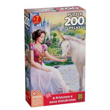 Quebra Cabeça Infantil Rainbow Unicórnio Puzzle Jogo Educativo 150