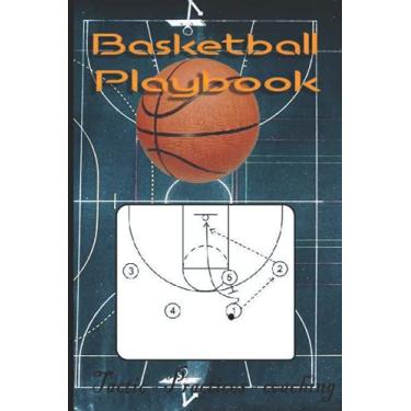 Imagem de Basketball Playbook: basketball planning coache,playbook notebook,planning notebook journal,players,armband,wristband,board,100 page 6x9