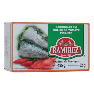 Imagem de Sardinhas Em Molho De Tomate Picante Ramirez 125G