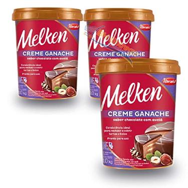 Imagem de Kit 3 Creme Ganache avelã Melken Harald 1Kg