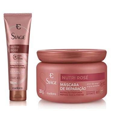 Imagem de Eudora Kit Siàge Nutri Rosé Máscara + Leave-In
