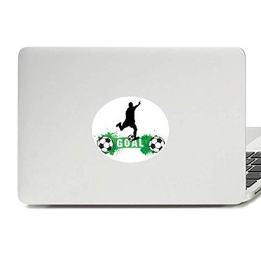 Imagem de Adesivo de notebook com emblema de vinil e texto esportivo de futebol americano de penalidade, adesivo de notebook