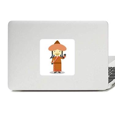 Imagem de Sorriso Sobretudo Mongólia Decalque Vinil Paster Laptop Adesivo Decoração PC