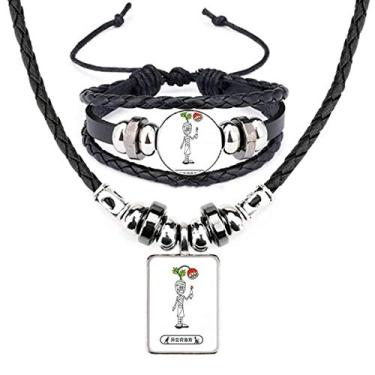 Imagem de Conjunto de joias de couro Hórus Mutação de Halloween Egito Mamãe