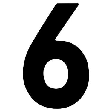 Imagem de Número de placa de casa flutuante 3D, letra 0-9, alfabeto A-Z, 12,7 cm, números modernos de endereço para porta para placa digital ao ar livre, preto, aço inoxidável, parafuso montado, antiferrugem