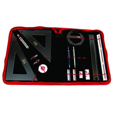 Imagem de Kit Universitário para Desenho Técnico, Trident, KIT-UN, Preto