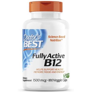 Imagem de Vitamina B12 Metilcobalamina 1500Mcg 180 Caps V Doctors Best - Doctors
