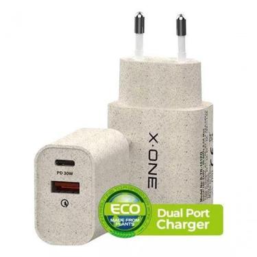 Imagem de Carregador Eco Dual Turbo X-one 30w Usb E Usb- C