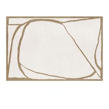 Imagem de Tapete decorativo para sala de estar, luz, grande área, cabeceira, veludo, lavável, g, 80x120cm(31,4x47 pol.)