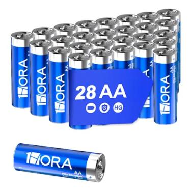 Imagem de Pilha AA 1Hora 1.5V Pacote com 28 Unidades Não Recarregável
