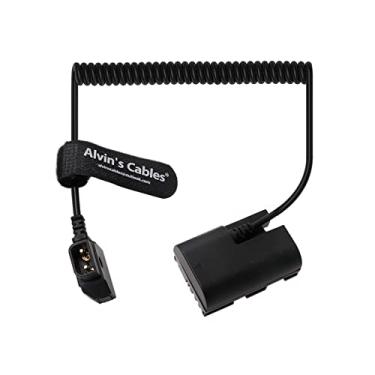 Imagem de Alvin's Cables Bateria falsa E6NH para cabo enrolado D-Tap para Canon-R5C