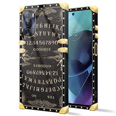 Imagem de DAIZAG Compatível com capa para Motorola Moto G Stylus (5G e 4G) 2022, B Witchy Ouija Board Case Luxury Elegant Women Girls Metal Decoration Corner Classic Retro Soft TPU Case
