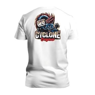 Imagem de Camisa Masculina Cyclone Dragon 100% Algodão Edição Limitada Original