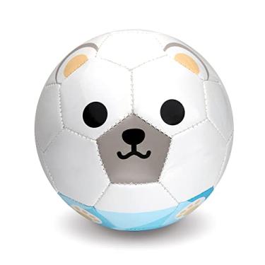 Imagem de Daball Bola de futebol infantil - Tamanho 1, bomba e caixa de presente incluídas (Tom, o urso polar)