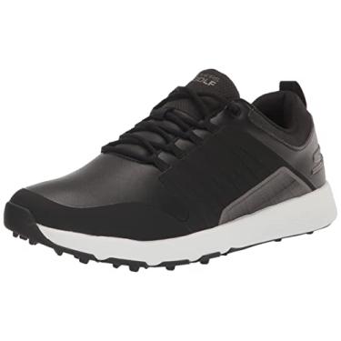 Imagem de Skechers Elite 4 Victory Tênis de golfe masculino sem pontas, Vitória, preto/branco, 8.5