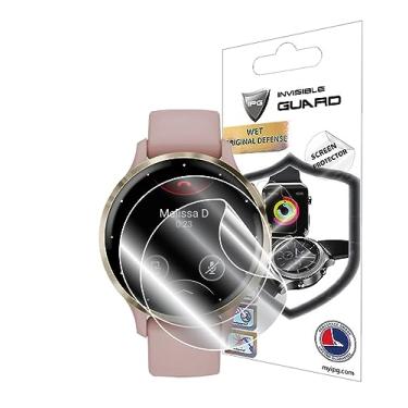 Imagem de IPG Para Garmin Venu 3S, protetor de tela de hidrogel GPS Smartwatch (2 unidades) Película transparente HD invisível antiarranhões - suave/autorreparação/bolha para Venu 3S