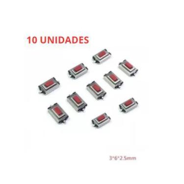 Imagem de Micro Botão Táctil Chave GM Astra Montana Corsa Celta Prisma Agile (10