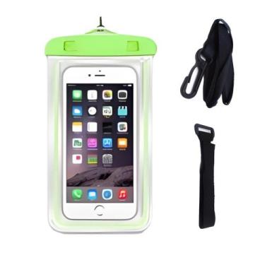 Imagem de Capa Prova D'água Celular Case Lacrada Chuva - Verde - Friburgo Comerc