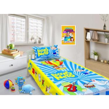 Imagem de Jogo De Lençol Cobre Leito E Fronha Luccas Neto 1 ls-nt1 - Fantasia Br