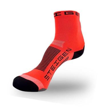 Imagem de Meia Steigen cano médio - Fluro Red