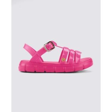 Imagem de Sandália Flatform Infantil Grendene Kids Barbie Land 22980, Rosa flour