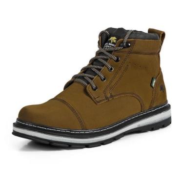 Imagem de Bota Masculina Couro Adventure Conforto Casual - Bell Boots, Marrom cl